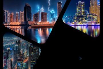 Black Collage Dubai Travel Instagram Post 750 × 750 px